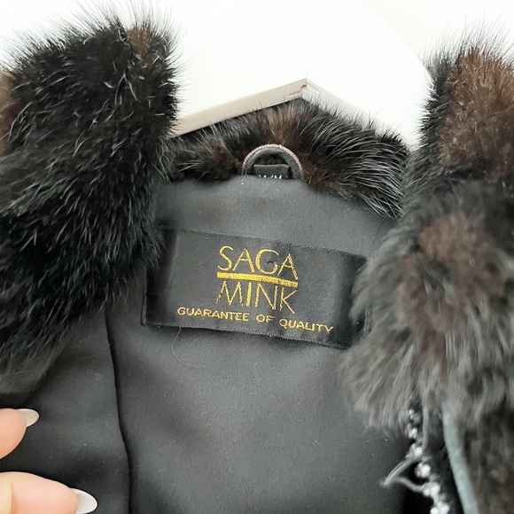 Saga Mink Fur Bomber - Picture 4 of 15
